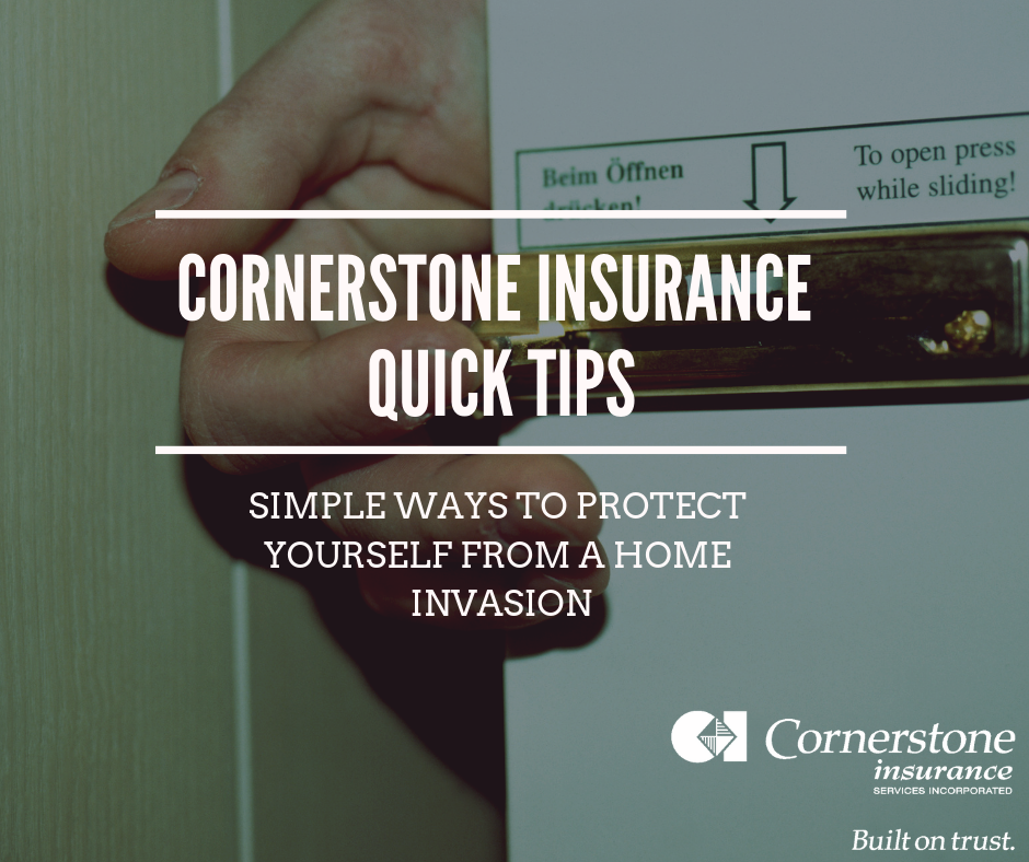 Cornerstone Insurance Quick Tips Simple Ways to Protect Yourself from